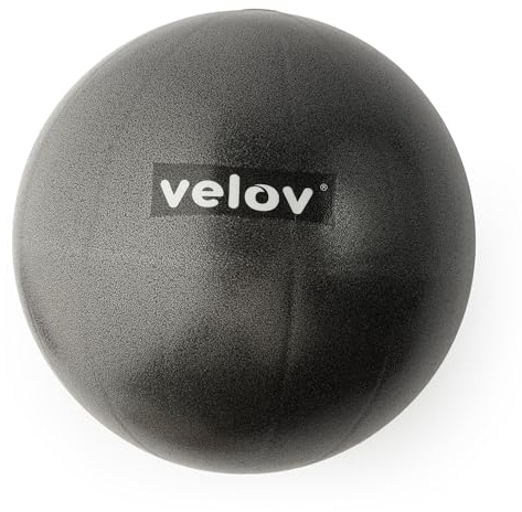 Velov Pilates Yoga Ball 20cm – Rutschfester Gymnastikball aus Polyurethan (PU) mit Mini Pumpe | Ideal für Pilates, Yoga, Fitness & Rehabilitation langlebig