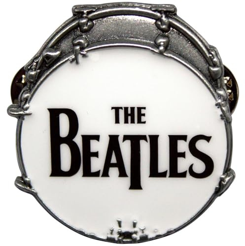 The Beatles Drop T Drum Pin Badge One Size