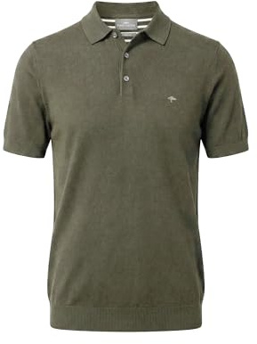 FYNCH-HATTON Poloshirt aus Baumwolle mit klassischem Polokragen Dark Khaki/S