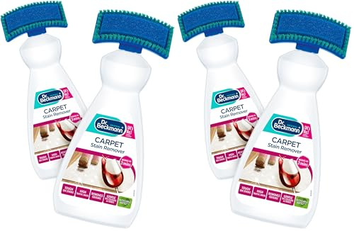 Dr. Beckmann Carpet Stain Remover, Works in 3 mins, Pack of 4 x 650 ml