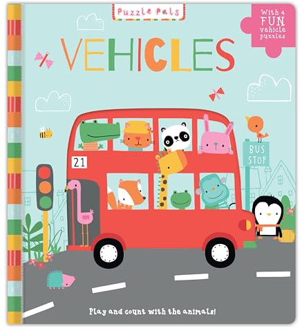 Puzzle Pals: Vehicles: Play and count with the animals!