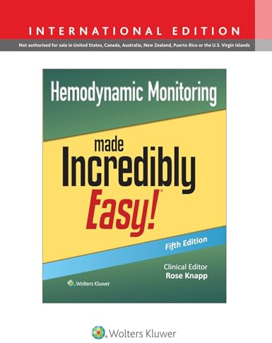 Hemodynamic Monitoring Made Incredibly Easy! (Incredibly Easy! Series®)