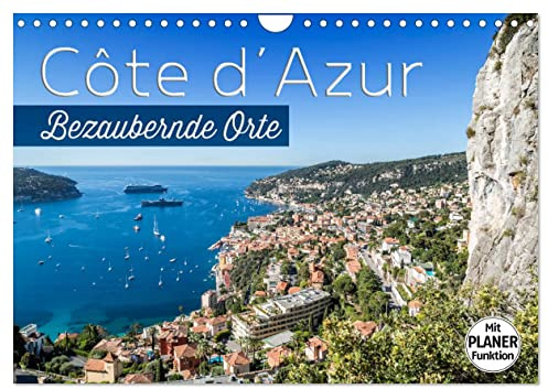CÔTE D’AZUR Bezaubernde Orte (Wandkalender 2026 DIN A4 quer), CALVENDO Monatskalender: Impressionen aus Südfrankreich und Monaco (CALVENDO Orte)
