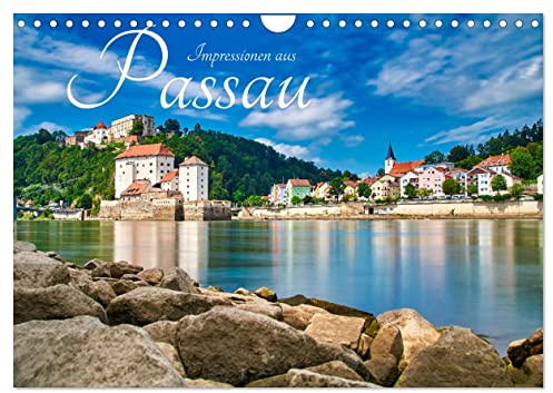 Impressionen aus Passau (Wandkalender 2026 DIN A4 quer), CALVENDO Monatskalender: Aufnahmen von der Dreiflüssestadt aus Niederbayern. (CALVENDO Orte)