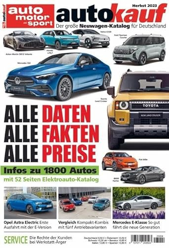 autokauf 04/2023 Herbst: Der große Neuwagen-Katalog für Deutschland