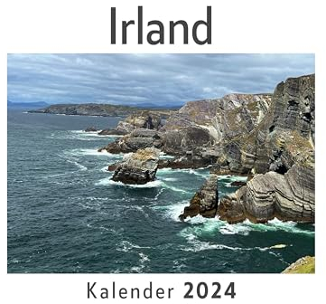 Irland (Wandkalender 2024, Kalender DIN A4 quer, Monatskalender im Querformat mit Kalendarium, Das perfekte Geschenk)