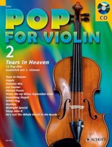 Pop for Violin: Tears in Heaven. Band 2. 1-2 Violinen.