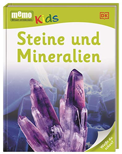 memo Kids. Steine und Mineralien: Spannendes Wissen zum Selberlesen. Für Leseanfänger und Kinder ab 6 Jahren