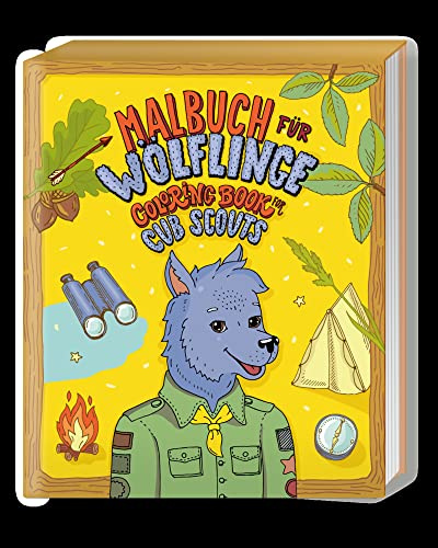 Malbuch für Wölflinge: Coloring book for cub scouts