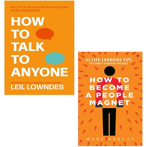 How to Become a People Magnet By Mark Reklau, How to Talk to Anyone By Leil Lowndes 2 Books Collection Set