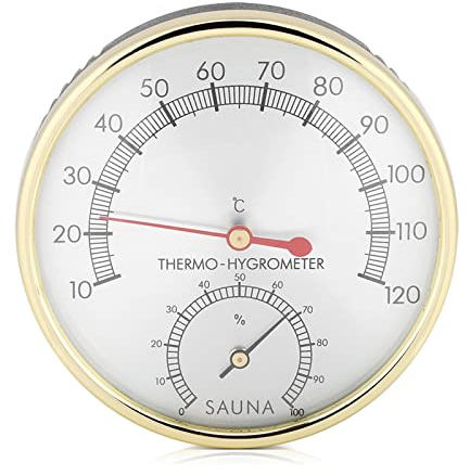 Garosa Higrómetro Digital Termómetro Interior Medidor de Humedad Termómetro de La Habitación Temperatura Precisa Medidor de Humedad Monitor para Sauna Habitación Hogar Oficina de Invernadero
