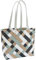 Kobolo Tasche Einkaufstasche Einkaufskorb geflochten Kunststoff Shopper BELFAST XL
