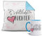 Geschenkset für die Weltliebste Tochter - Tasse und Kissen - Himmelblau/Verwandte/Geschenk-Idee/Liebling/Familie