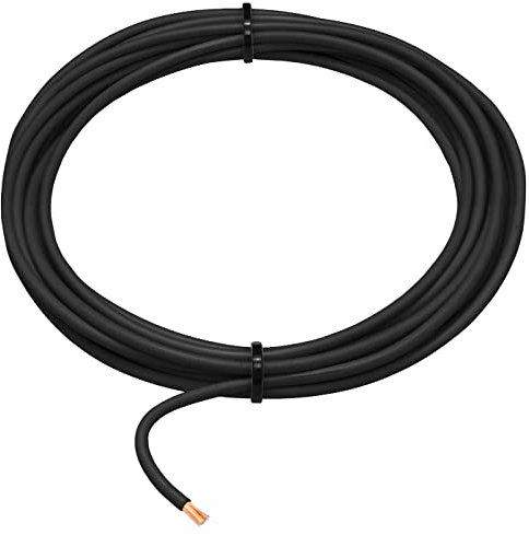 5m FLRY Fahrzeugleitung Schwarz 2,5mm² rund Kabel Litze KFZ Stromkabel