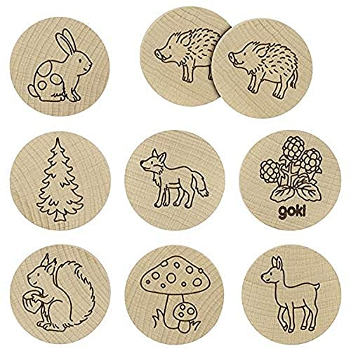 goki - Memory-Spiel, Selva Habilidad, braun (56770)