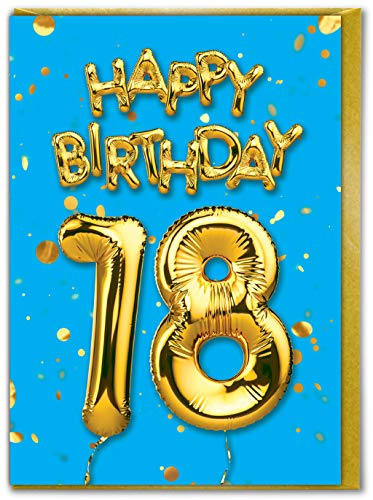 Brainbox Candy - 18th Birthday Card - For Son Daughter - Grandson Grandaughter - Friend