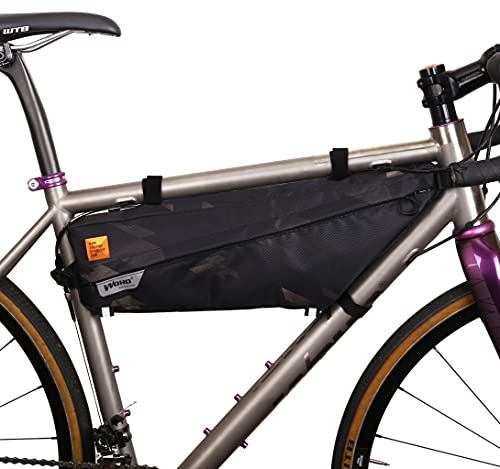 WOHO XTOURING Rahmentasche groß Cyber-Camo Diamond schwarz