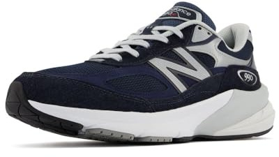 New Balance Men's Made in USA 990v6 Sneaker, Navy/Navy, 42.5 EU