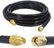 Boobrie Cable SMA RG58 Mejorado 3M - Macho a Hembra Cable de Extensión y Antena WiFi para Enrutador LAN Inalámbrico 3G 4G LTE (No para TV)