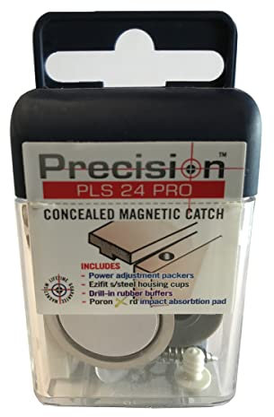 Precision Lock Magnetic Catch with Adjustable Black (Magnetic Catch)