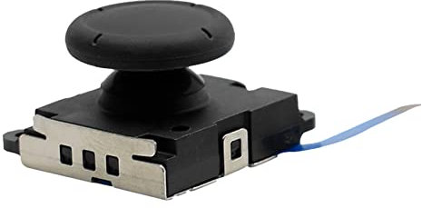 TX GIRL 3D Analog Gamepad Joystick ABS Thumb Stick Rocker Compatible For Nintendo Switch Lite Joy-con Game Controller Replacement Parts (Color : Black)