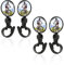 TSHAOUN 4 pieces fahrradspiegel rückspiegel fahrrad 360°Drehbar Sicherer Konvexer Spiegel für Mountain Road Bike Radfahren E-bike Mountainbike (4)