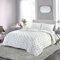 Rohi Soft & Warm Floral Brushed Cotton Duvet Cover Double – 3pcs Floral Bedding Set – Hypoallergenic Flannelette Duvet Cover & Pillowcases Set (Double, Lilac Rose Bud)
