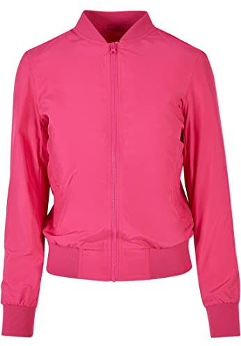 Urban Classics Damen Jacke Ladies Light Bomber Jacket hibiskus pink L