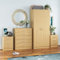 Vida Designs Riano 4 Piece Bedroom Sets, 2 x 3 Drawer Bedside Cabinets, 5 Drawer Chest of Drawer & 2 Door Wardrobe (Pine) (Riano Sets 3)