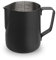 watchget Stainless Steel Milk Frothing Pitcher 20oz/600ml - Espresso Steaming Pitcher for Cappuccino, Latte Art, Coffee Machine Accessories Milk Jug Milk Frother Cup, Black