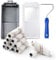 Mister Rui Microfiber Paint Roller Set, Small Paint Roller 4 Inch, Paint Roller Sleeve, Mini Rollers for Wood, Painting and Renovating Projects of Small Areas, Used with Most Paints and Stains