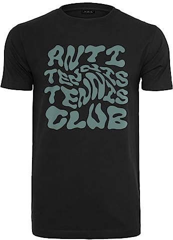 Mister Tee Herren T-Shirt Anti Tennis Club Tee Black XL