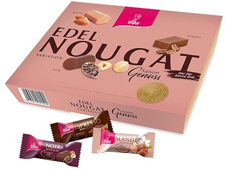 Viba Saison Genuss Nougat-Variation, 130 g
