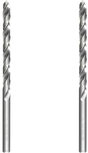 kwb HSS Präzisions Metallbohrer Typ N Ø 5 mm, 132 mm (extra lang, DIN 340 rechtsschneidend) (Packung mit 2)