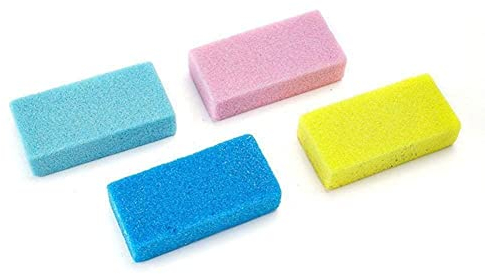 5 x Mini-Bimsstein-Schwämme, Schleifstein, Fersenfeile und Hautschleifer, Werkzeug, Waschwerkzeug, Fußpflege, Pediküre, Pediküre, Peeling, 5 Stück