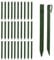 30 picchetti di ancoraggio per bordi paesaggistici, 24,6 cm, in plastica resistente, per esterni, per bordi paesaggistici, picchetti di ancoraggio in plastica, per bordatura, terrazza, tende da