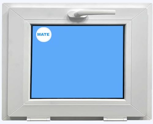 ECO-BLU (V92M) Ventana PVC 600x400 Blanca Oscilante Vidrio Mate