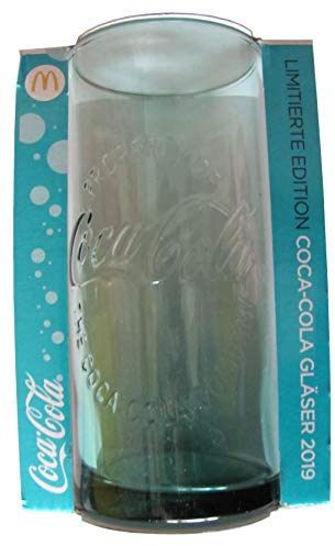Coca C o l a & Mc Donald´s - Edition 2019 - Glas - Farbe Türkis