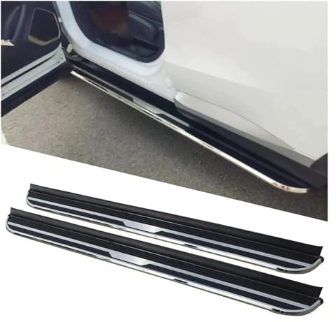 Auto Schweller 2Pcs Feste Tür Seite Schritt Trittbrett Nerf Bar Für Toyota Für RAV4 Für RAV-4 XA50 2019-2023 Auto Seite Röcke Seitenschweller