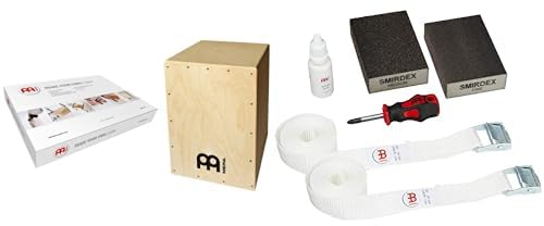 Meinl Percussion MYO Cajon Kit - Compact drum box for DIY crafting - For kids and adults - Playing Surface Baltic Birch (MYO-CAJ) with Tool Accessory Set