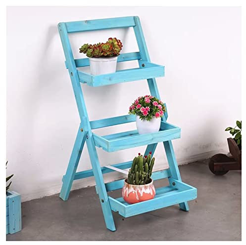 asdchZen Garten-Werkbank-Station, Pflanz- Und Blumenerde, Für Den Außenbereich, Für Hinterhof, Terrasse Und Rasen (Farbe: Blau, Größe: 34,5 X 35 X 71 cm) (Blau)