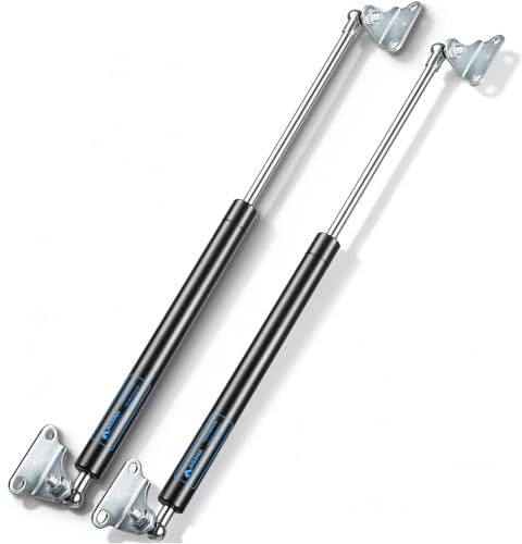 ARANA muelles de gas amortiguadores 380mm 245N/25KG con soporte, 2ud