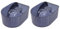 Mikinona 2pcs Nail Soaking Bowl Professional Manicure Bowl Nail Art Salon Supplies for