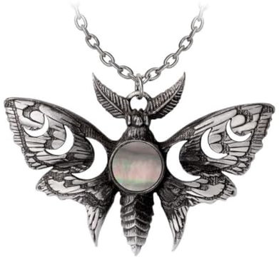 Alchemy Gothic Lunar Moth Pendant