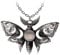 Alchemy Gothic Lunar Moth Pendant