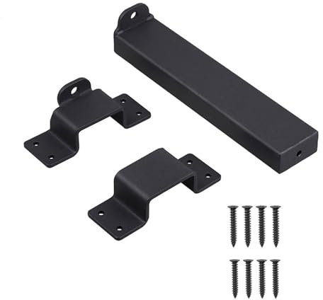 Verrou de porte coulissante avec trou de cadenas - Loquets robustes pour clôture en bois - Loquets de clôture en bois - Verrou de porte coulissante de grange