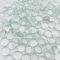 Glass Pebbles - 1.9KG Transparent Flat Marble Stones Beads, Artificial Crystal Gemstones Fire Clear Decorative Glass Beads for Vase Filler, Aquarium, Mosaic Tiles, Landscaping, Flowerpot(410-420PCS)