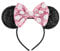 Mouse Ears Headband, Shiny Sequin Bow Headband Stitch Ears Glitter Headbands Sparkly Cosplay Party Hairband for Kids Girls Women Birthday Halloween Party Decoration Gifts Accessories Y4LPLSFG (Pink-2)