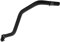 Crozgan Water Hose Thermostat Housing to Header Tank Hose 13249353 13408388 Automotive Coolant Storage Tank Hose for Vauxhall Opel Corsa D-MK III Meriva B-MK II Insignia