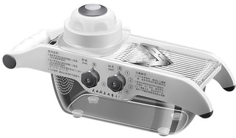 Rallador de limón multifuncional con cesta, picadora de patatas y cebolla, fácil de usar